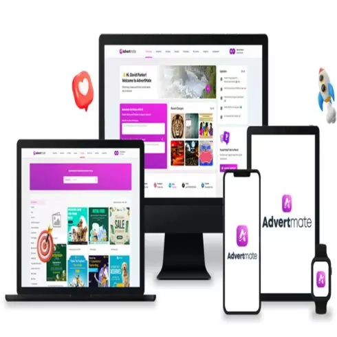 Advertmate Get Real Buyer Traffic and Affiliate Traffic Unlimited Grow your Business cover image.