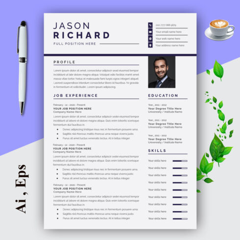 Grey Resume Layouts cover image.