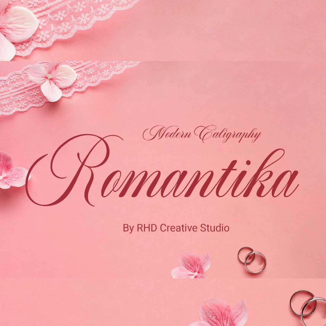 Romantica Caligraphy Modern Font cover image.