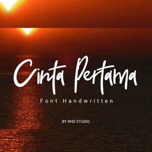 Cinta Pertama Handwritten Font cover image.