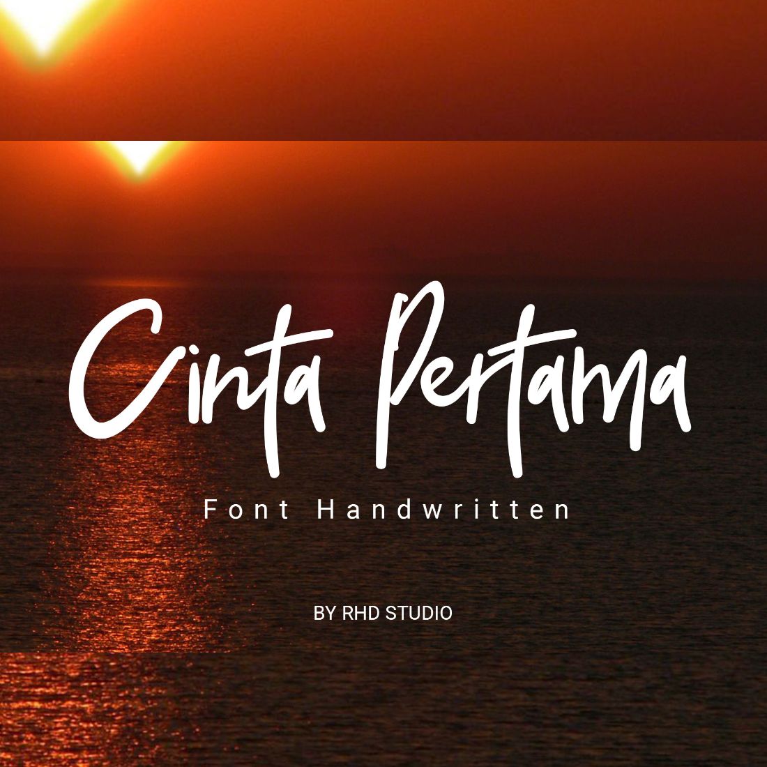 Cinta Pertama Handwritten Font cover image.