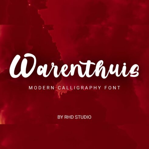 Warenthuis - Brush Handwritten Font cover image.