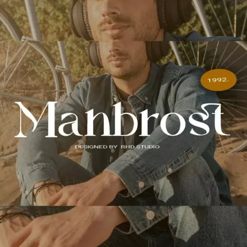 Manbrost serif Font cover image.