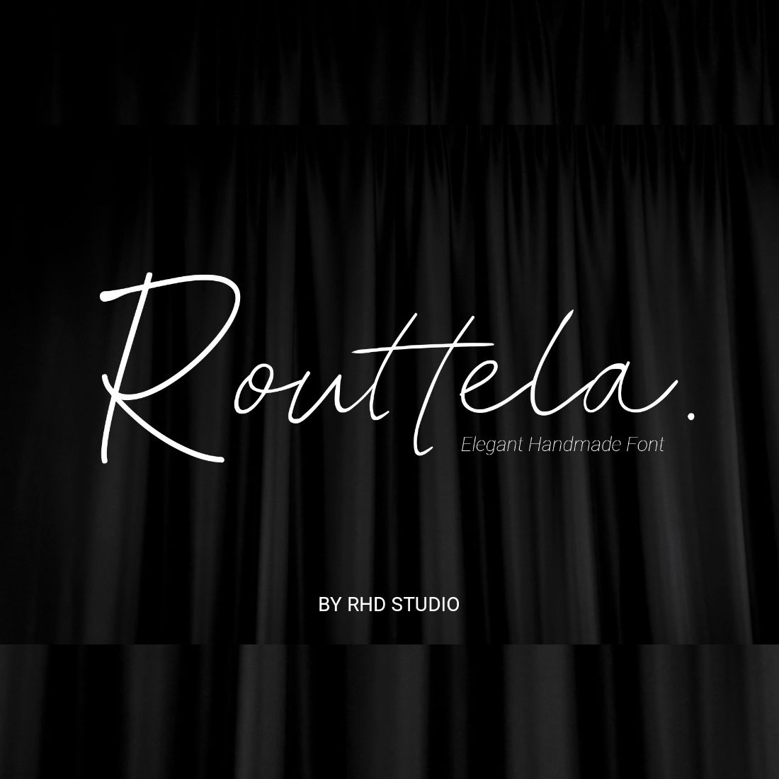 Routtela Elegant Handmade Font cover image.