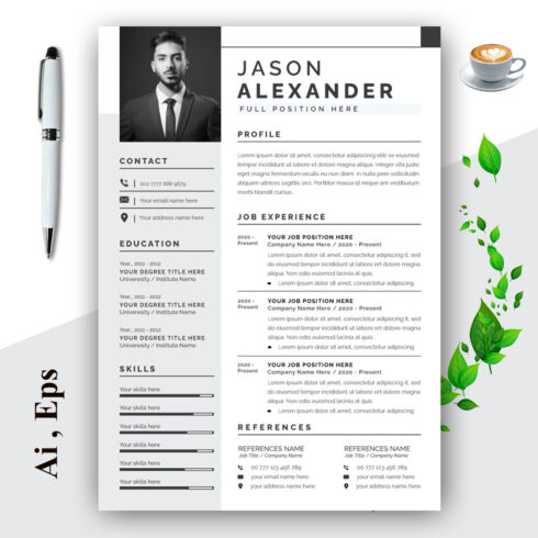 Resume and Cover Letter Layout cover image.