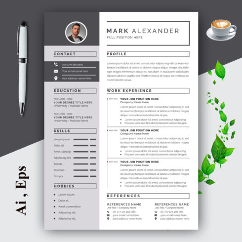 Resume and Cover Letter Layout cover image.