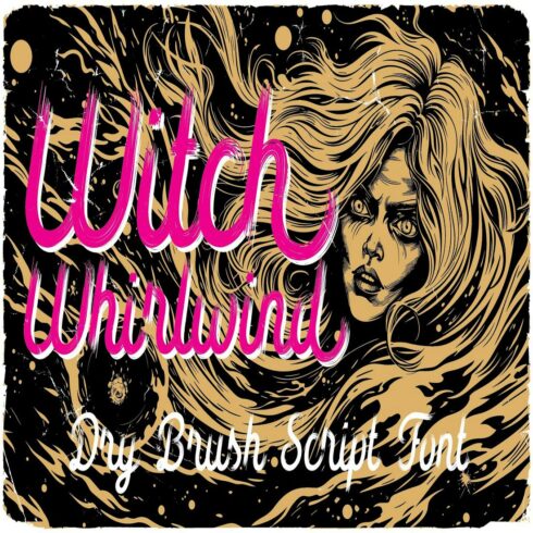 Witch Whirlwind label font cover image.