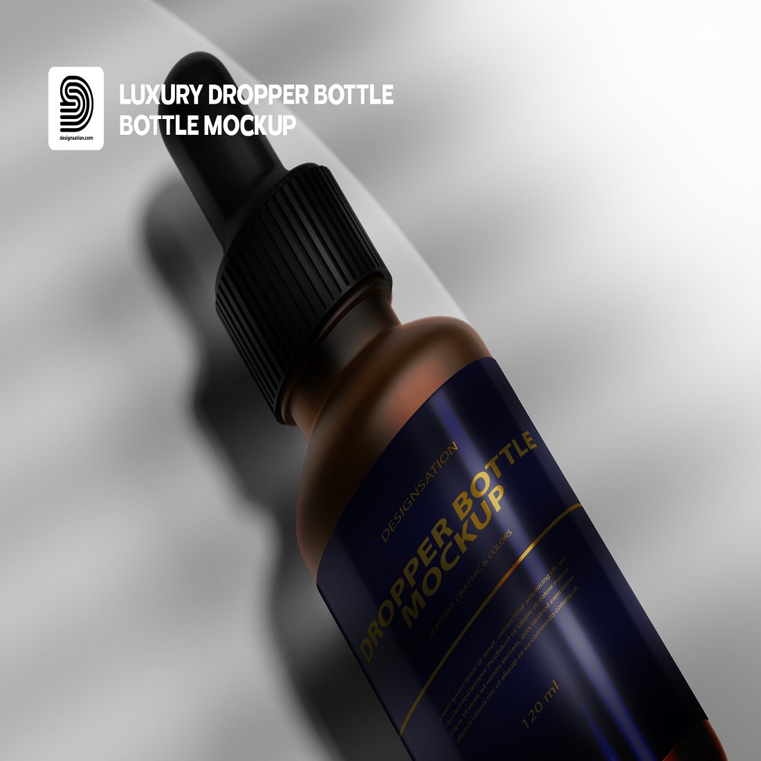 17 luxury dropper bottle mockup 981