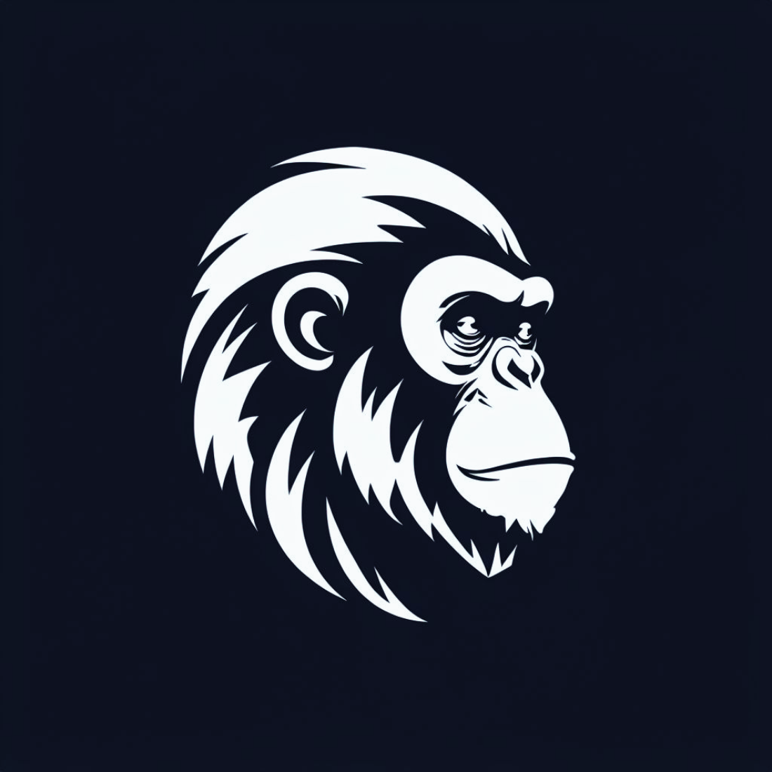 Chimpanzee logo preview image.