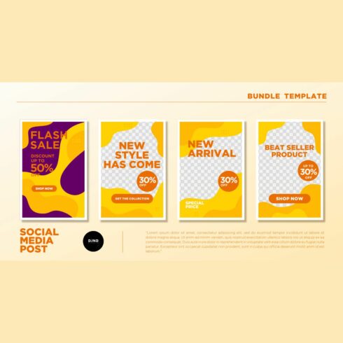 Social Media Post Template cover image.