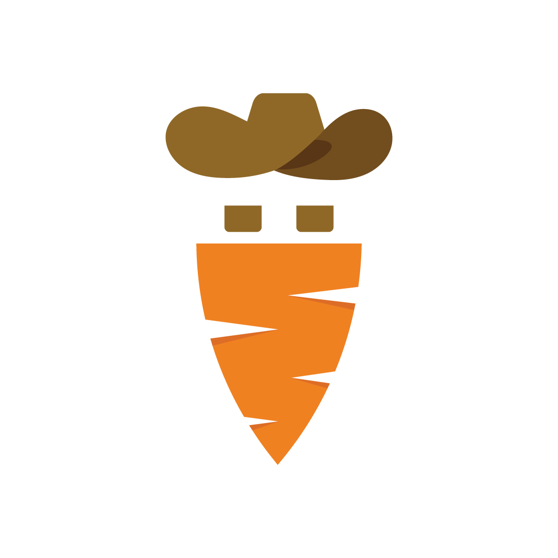 Carrot Logos Bundle – Fresh, Fun & Fully Editable preview image.