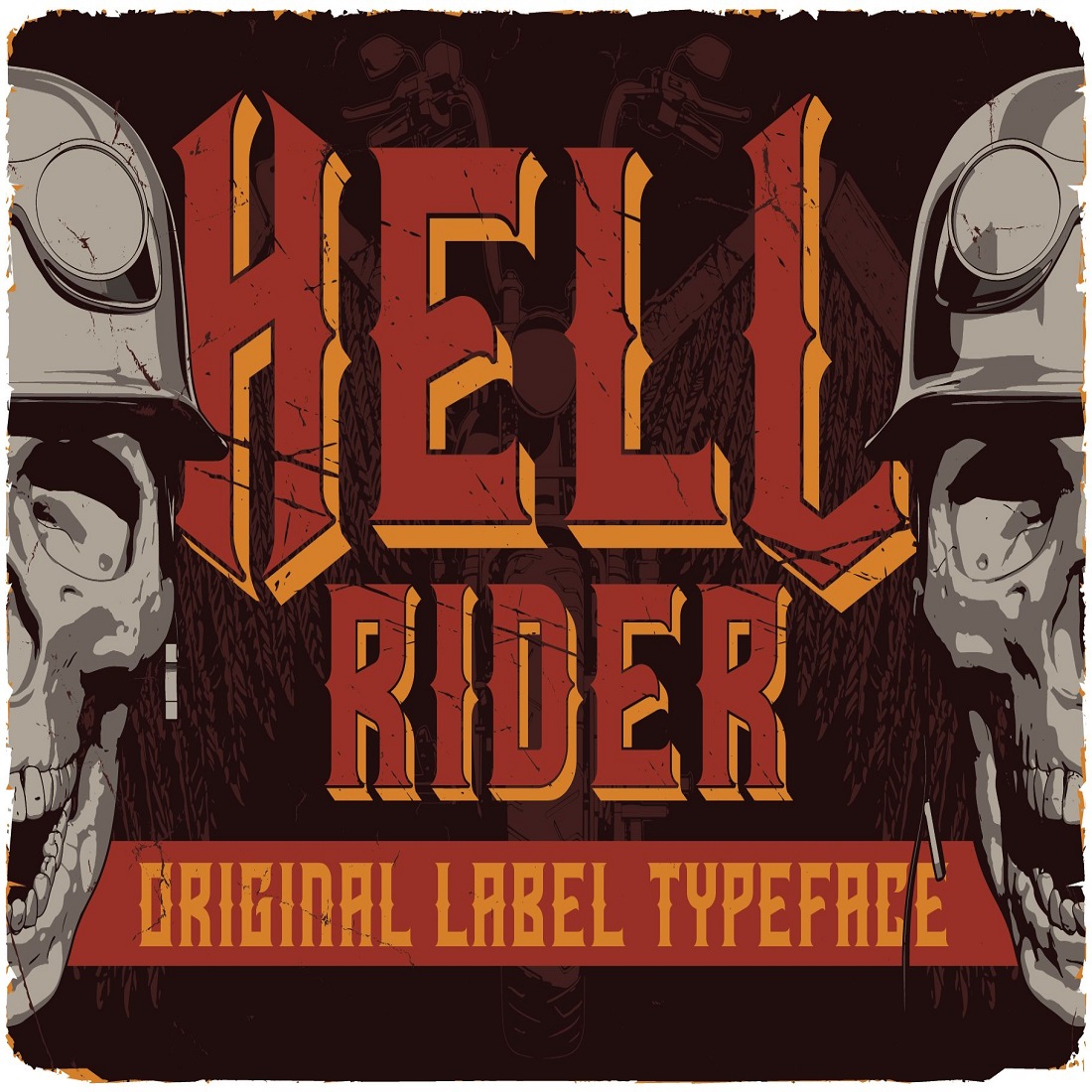 Hell Rider Label Font cover image.
