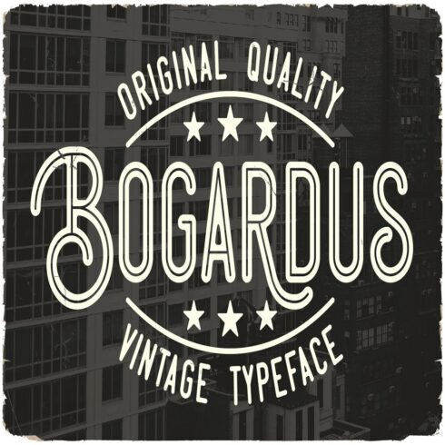 Bogardus Font cover image.