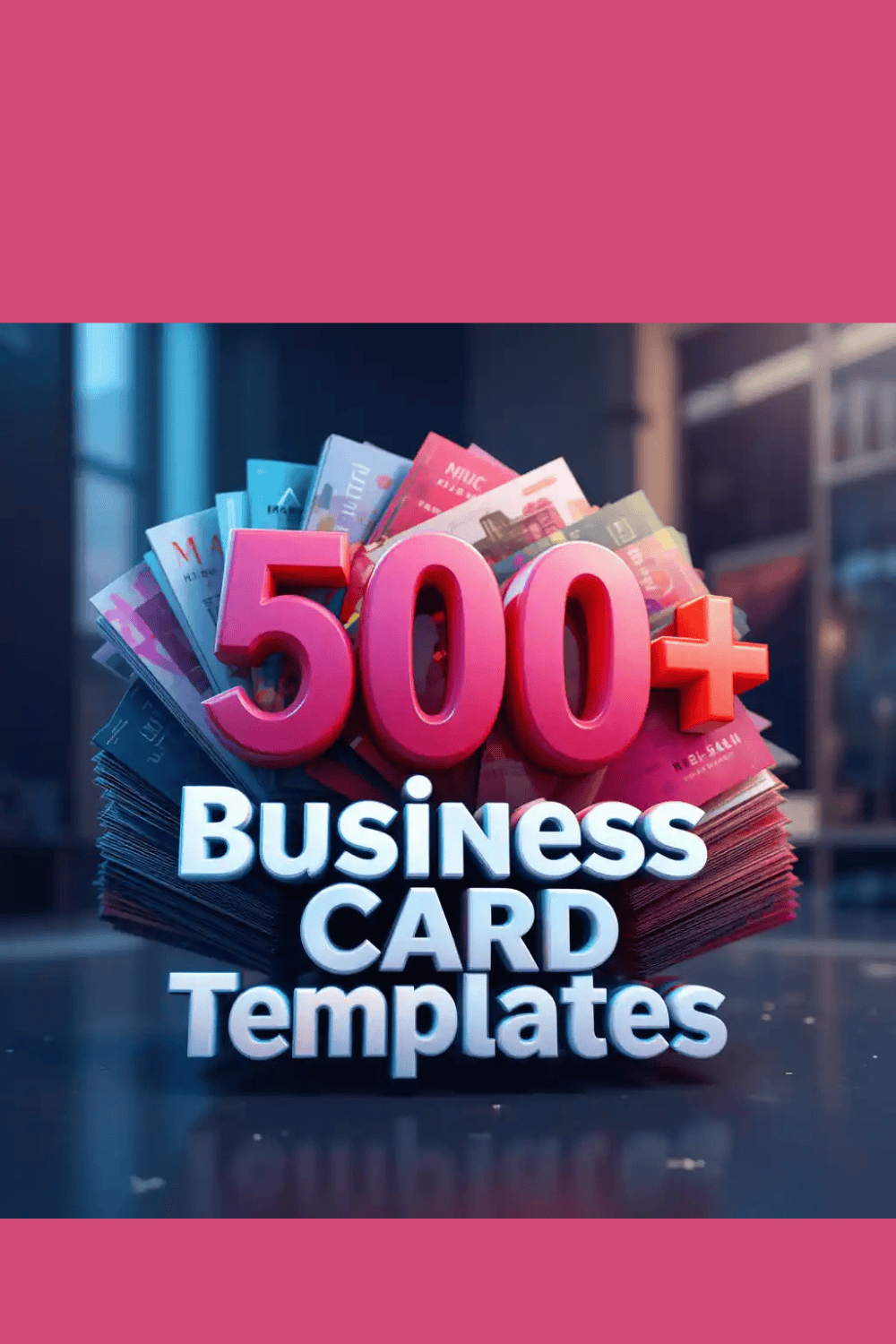 500+ Business Card Templates – Editable & Professional Designs pinterest preview image.