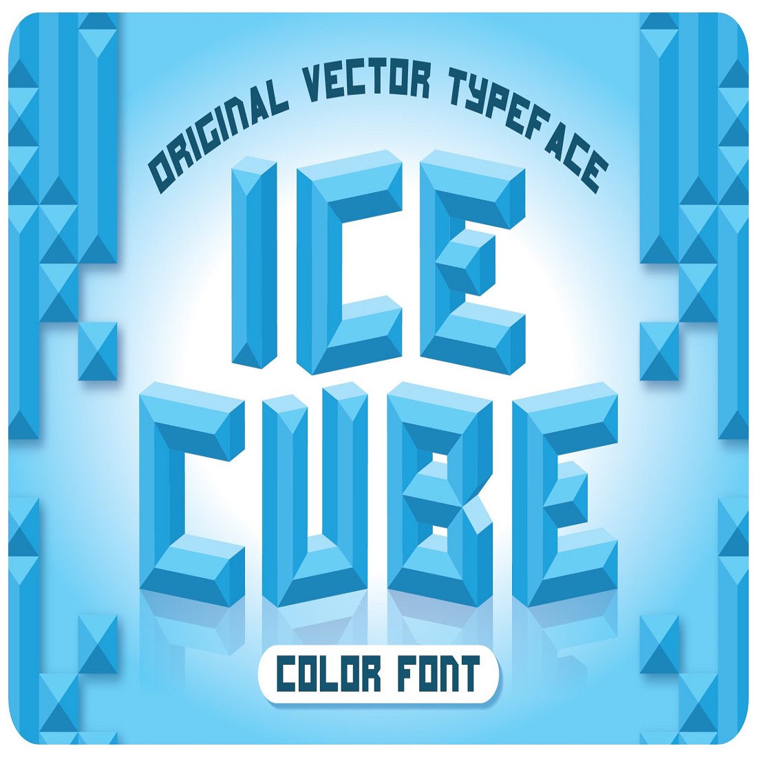 Ice Cube Font preview image.