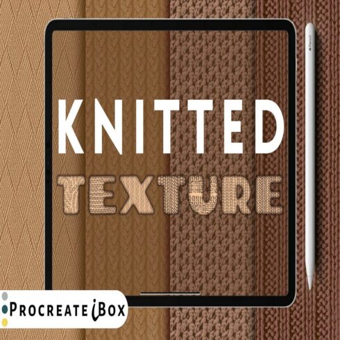 Procreate knitted texture brushes Pattern cover image.