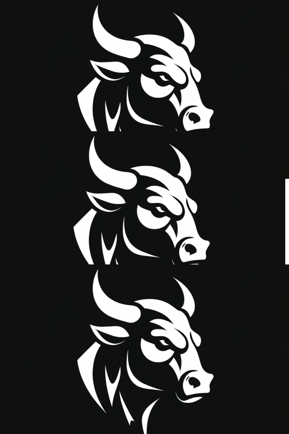 Bull Logo pinterest preview image.