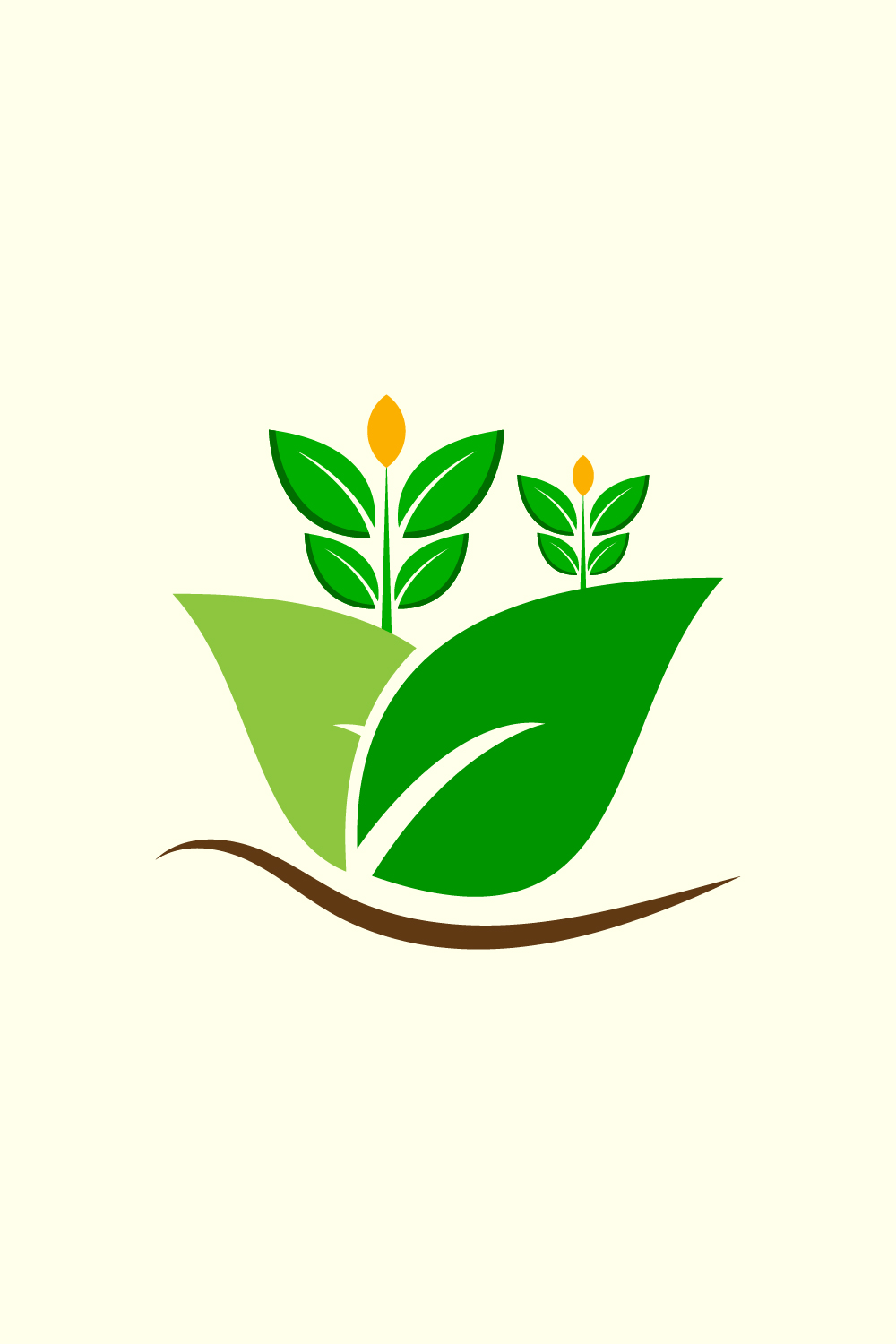 Farming and Agriculture logo design, Vector design Concept pinterest preview image.
