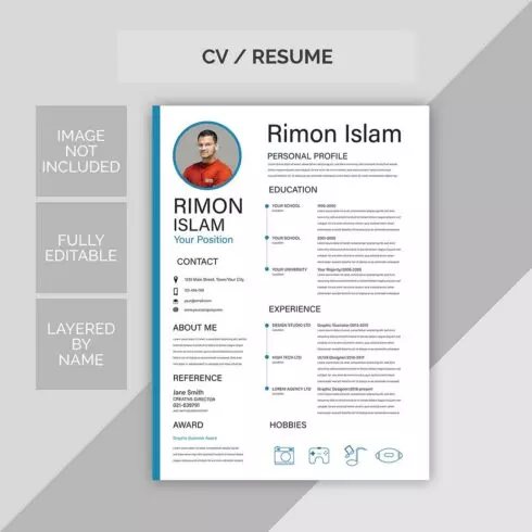 Professional Resume Templates cover image.