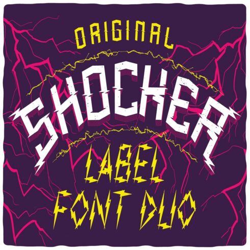 Shocker Font Duo Font cover image.