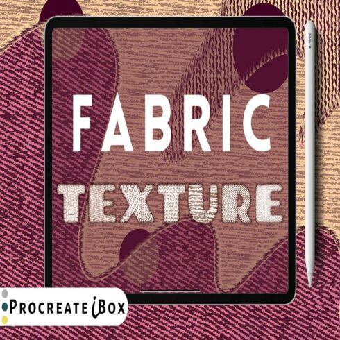 Fabric Pattern Procreate brushes ProcreateiBox cover image.