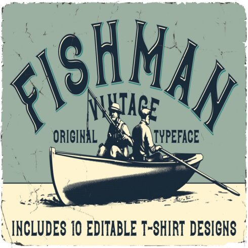Fishman Vintage Font cover image.