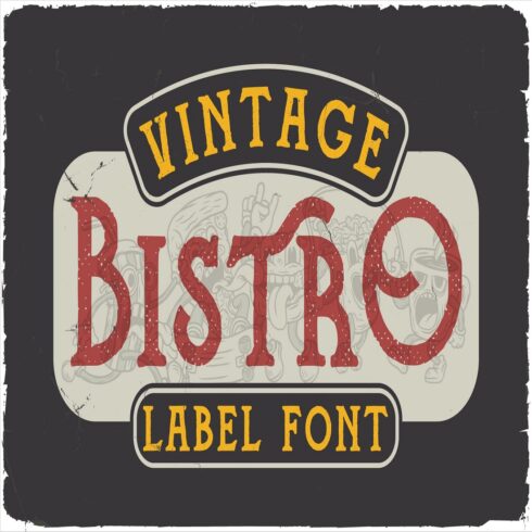 Bistro Font cover image.