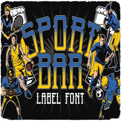 Sport Bar Font cover image.