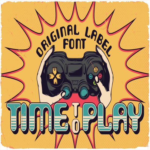 Time To Play Font cover image.
