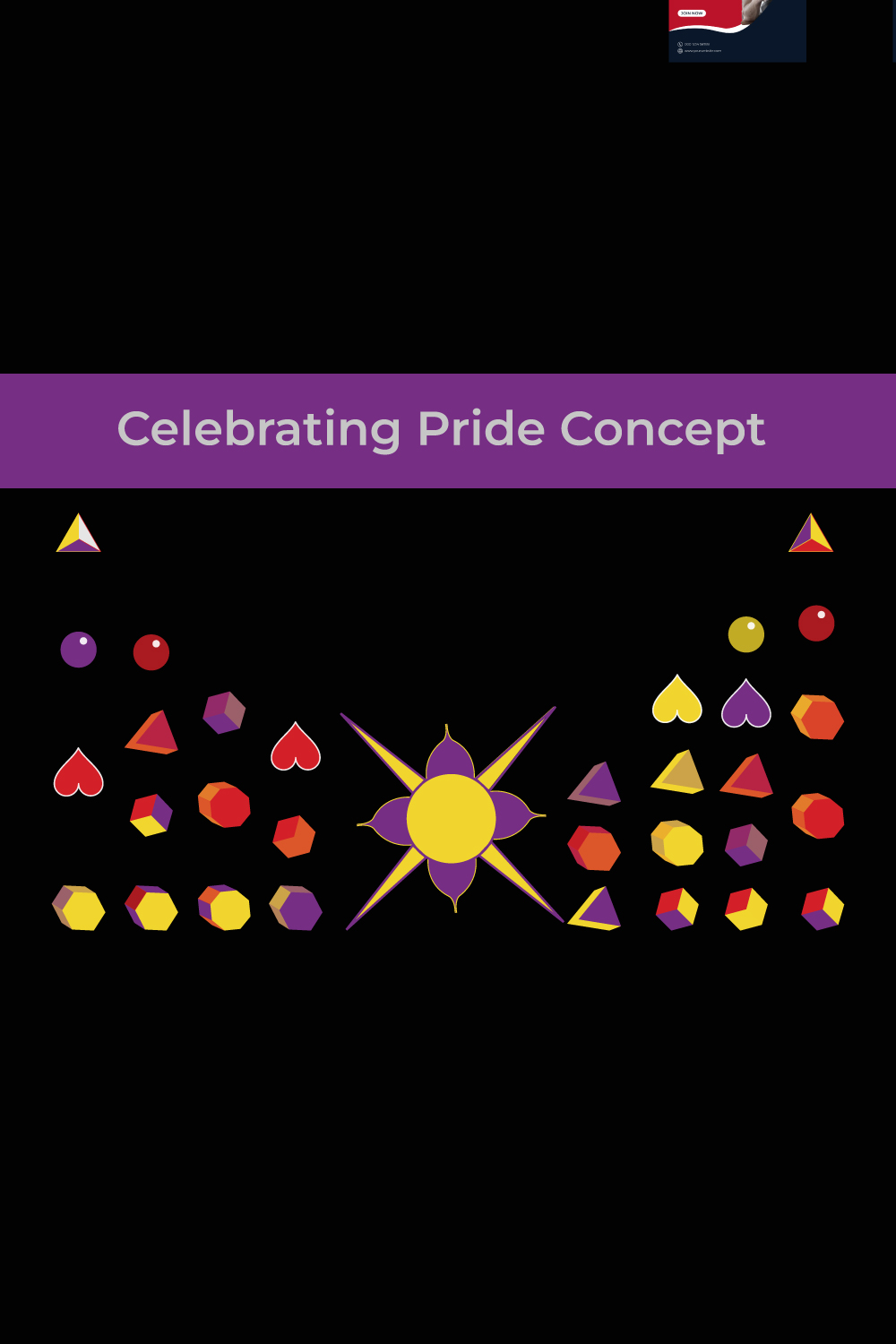 Pride Month Idea pinterest preview image.