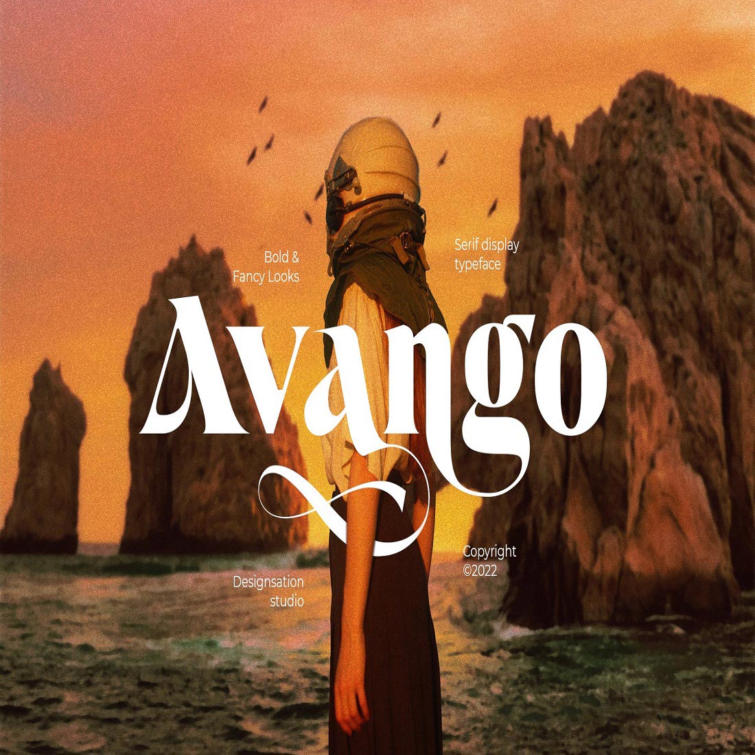 Avango Display Serif preview image.