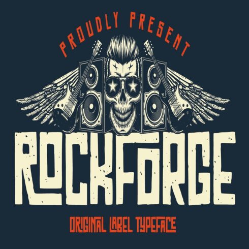 Rockforge Font cover image.