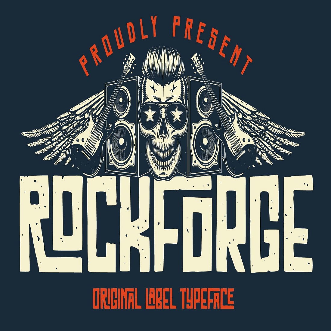 Rockforge Font cover image.