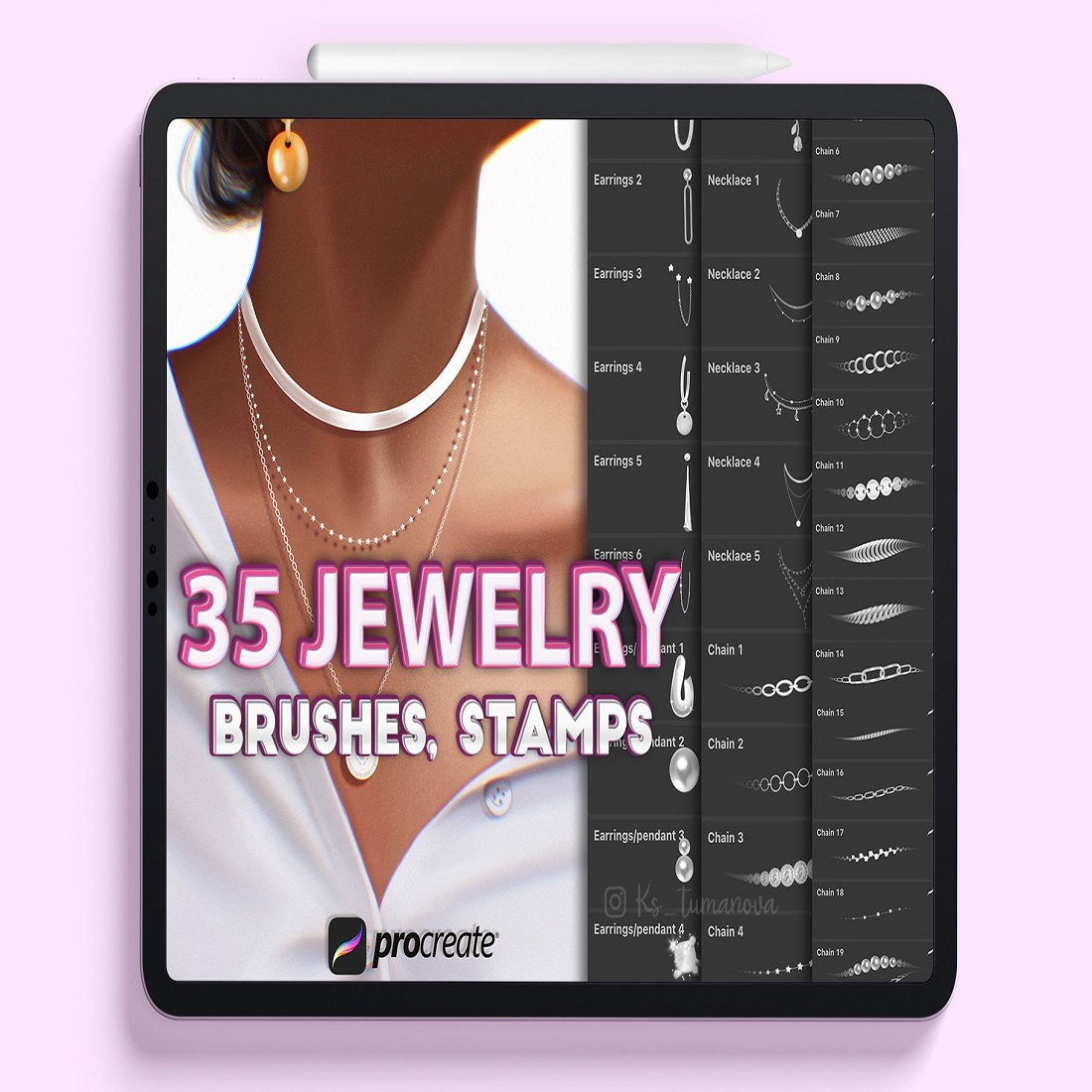 43 procreate jewelry brushes 881
