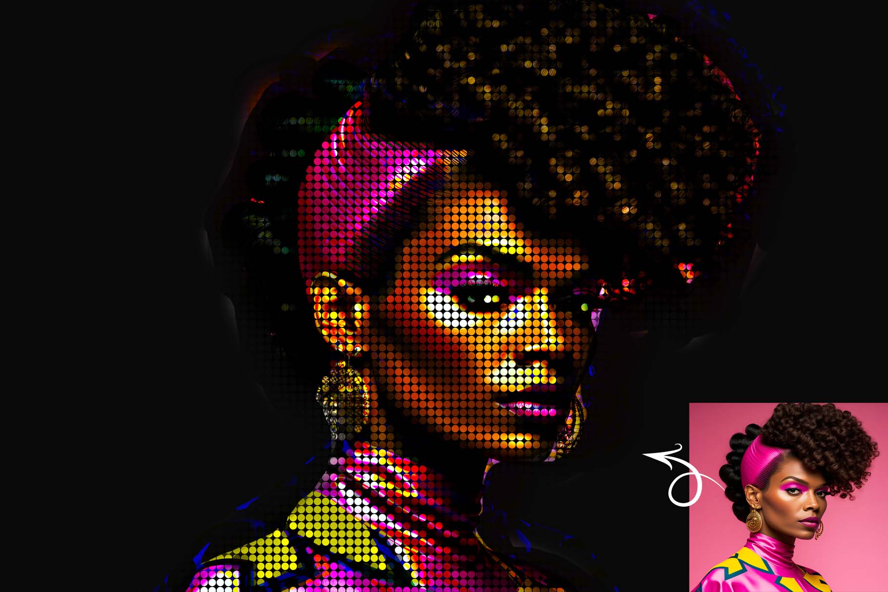 4d pixel portrait 10 298