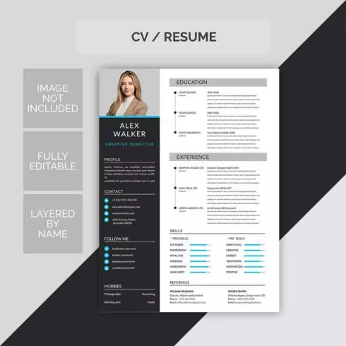 Professional Resume Templates cover image.