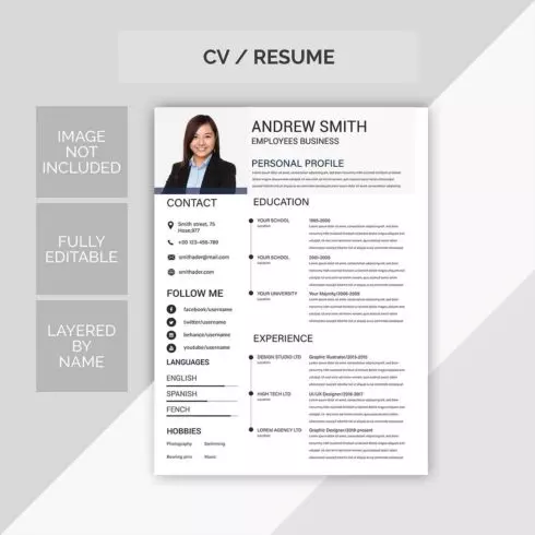 Professional Resume Templates cover image.