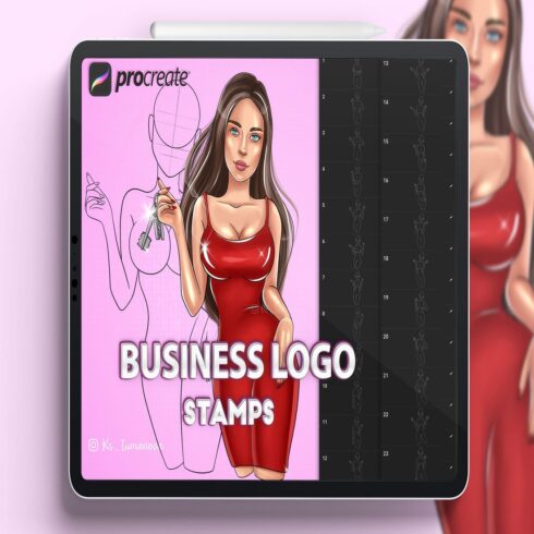 Procreate brushes for Business logo cover image.