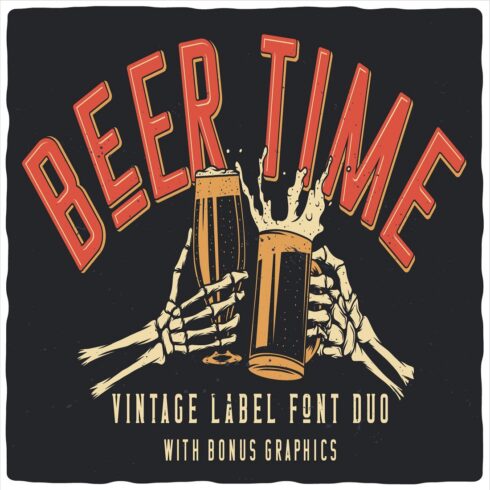 Beer Time Label Font cover image.