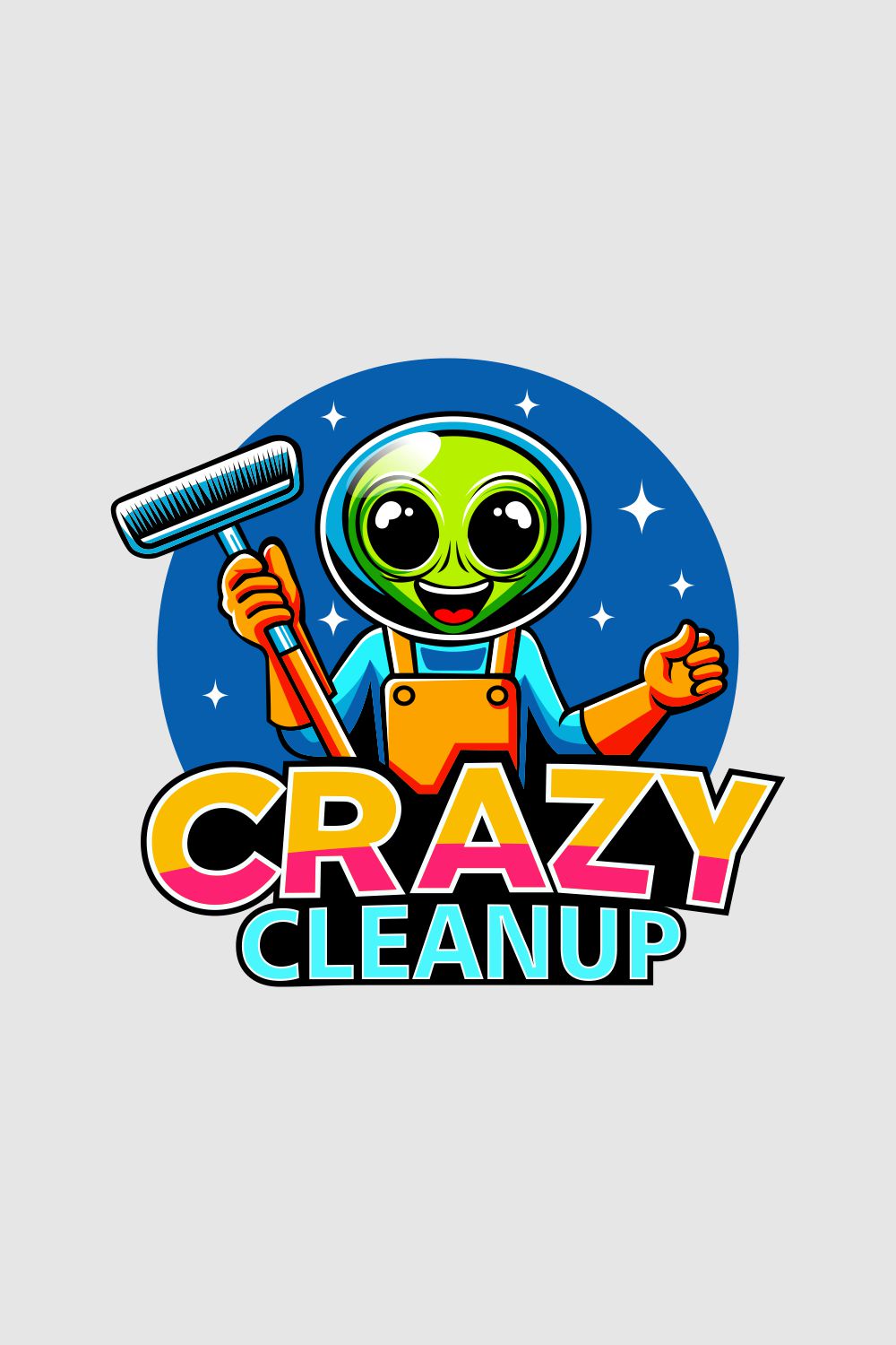 Crazy Cleanup pinterest preview image.