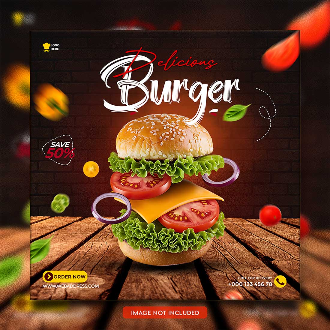 05 Unique & Professional social media post or web banner template design preview image.