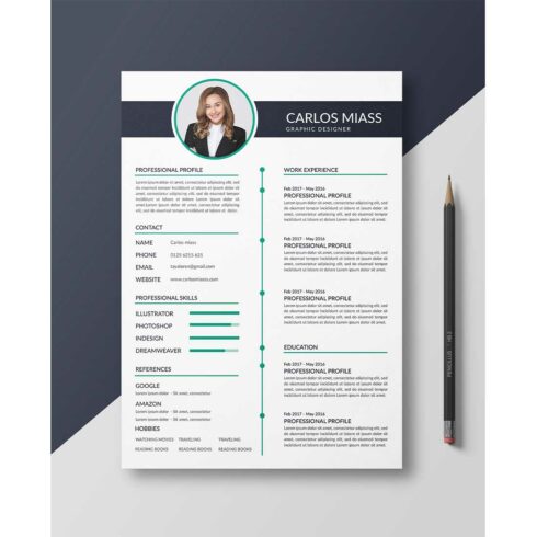 Professional Resume Templates cover image.