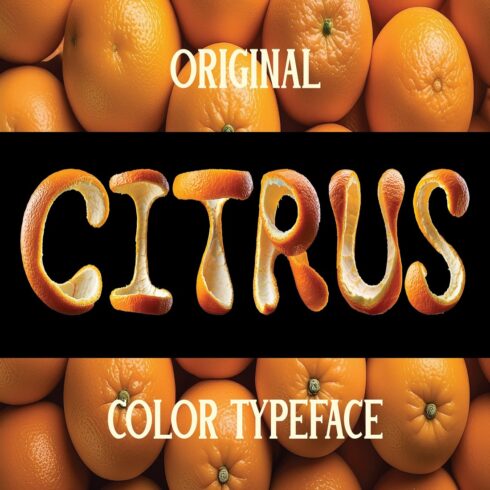 Citrus Color Font cover image.