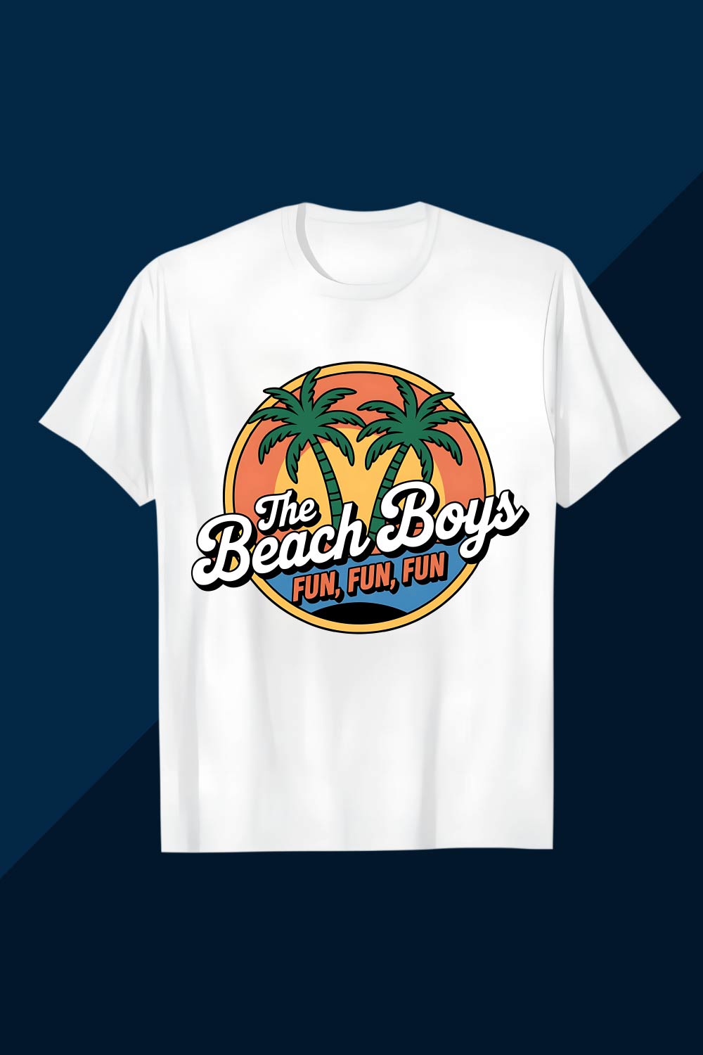 The Beach Boys FUN FUN FUN The Beach Boys Fun Fun Fun Aloha Beaches Clearwater BEACH, FLORIDA The Beach Boys Beach Summer T-Shirt Design- Beach Summer T-shirt design- Summer- Surfing- Summer Vibes- Vintage Summer T-shirt Design- Beach Tshirt Designs- Tropical Beach T-shirt- Summer T-shirt- Summer pinterest preview image.