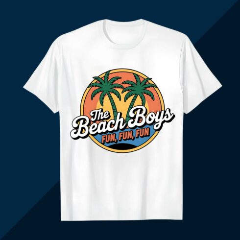 The Beach Boys FUN FUN FUN The Beach Boys Fun Fun Fun Aloha Beaches Clearwater BEACH, FLORIDA The Beach Boys Beach Summer T-Shirt Design- Beach Summer T-shirt design- Summer- Surfing- Summer Vibes- Vintage Summer T-shirt Design- Beach Tshirt Designs- Tropical Beach T-shirt- Summer T-shirt- Summer cover image.