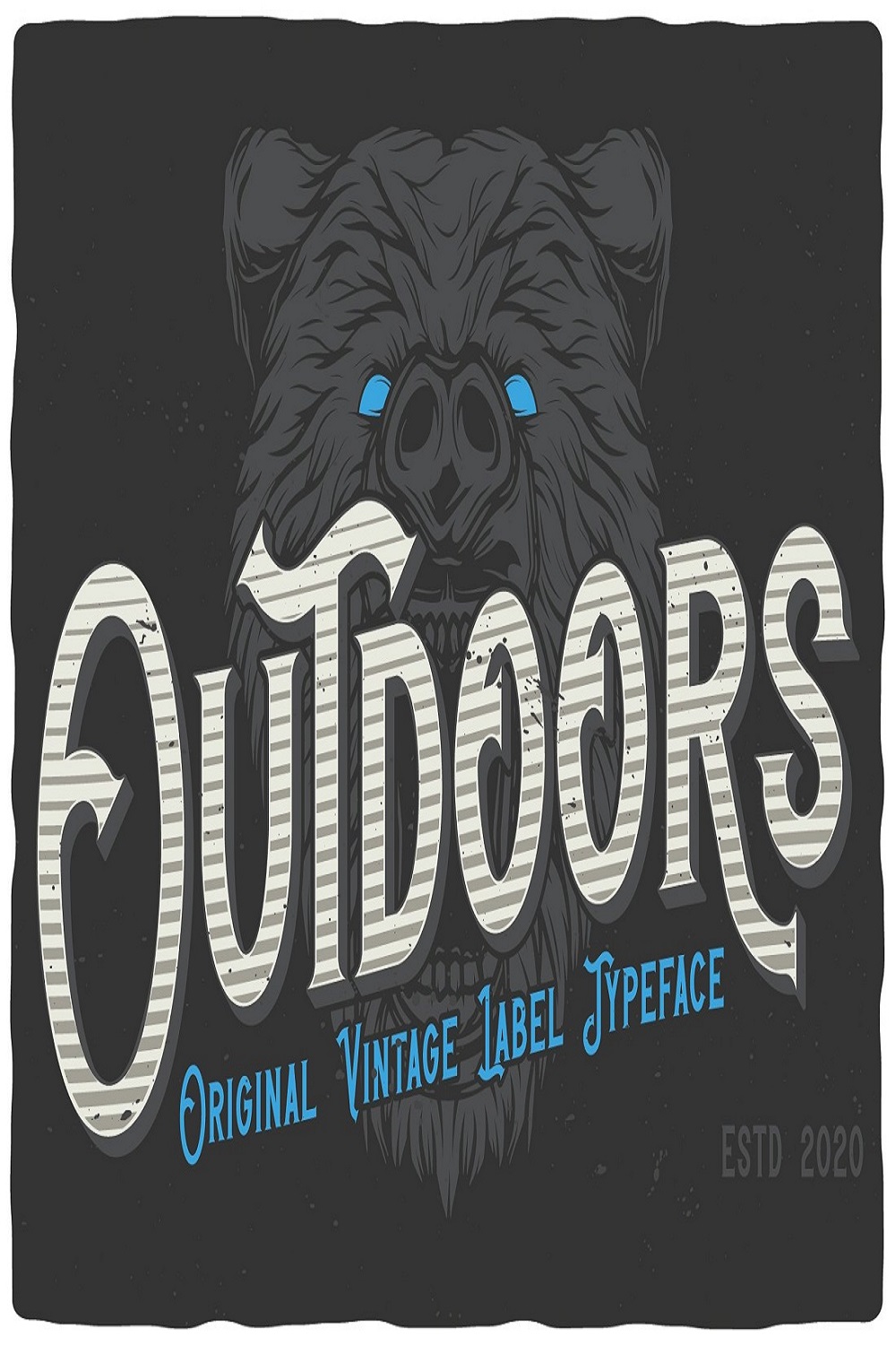 60 outdoors layered font 851