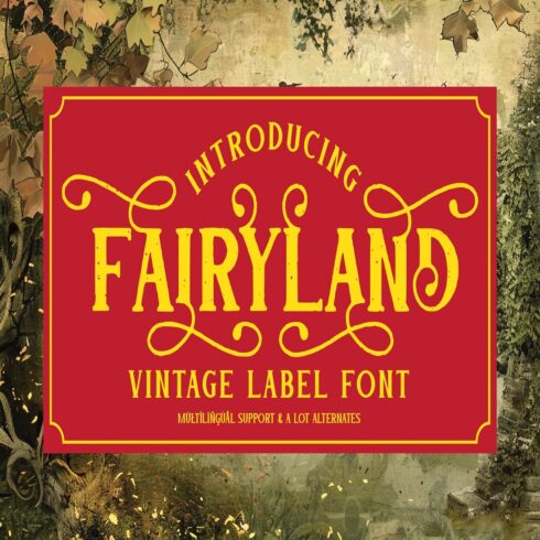 Fairyland Label Font cover image.