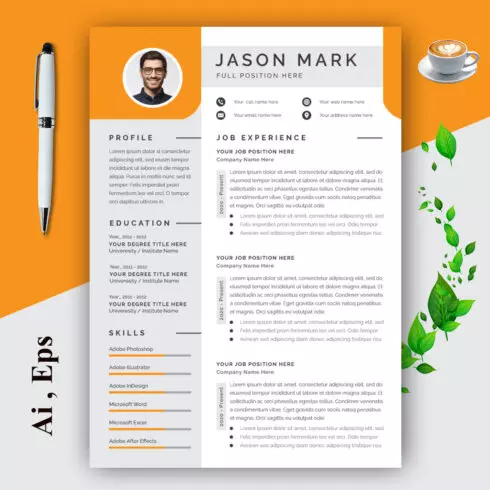 Resume and Cover Letter Layout cover image.