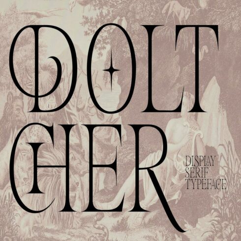 Doltcher Display Serif Typeface cover image.