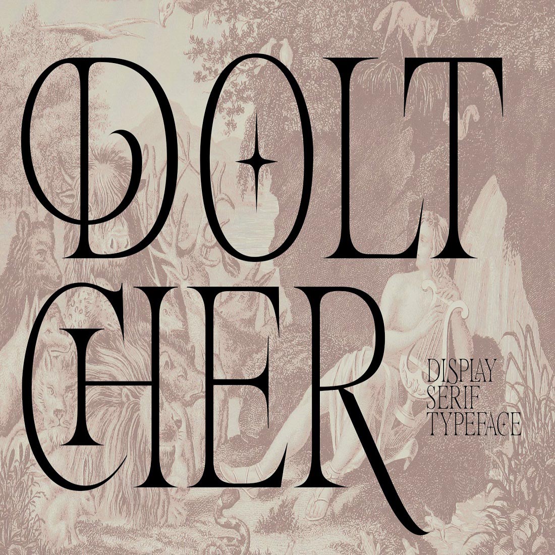Doltcher Display Serif Typeface cover image.